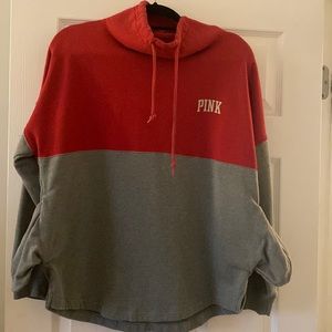 PINK high neck sweatshirt